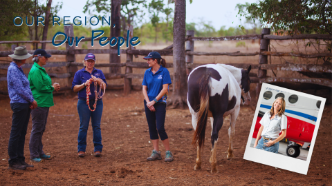 The two-day Horse Wisdom Equine Assisted Learning Program is helping people in Cape York with mental health challenges.