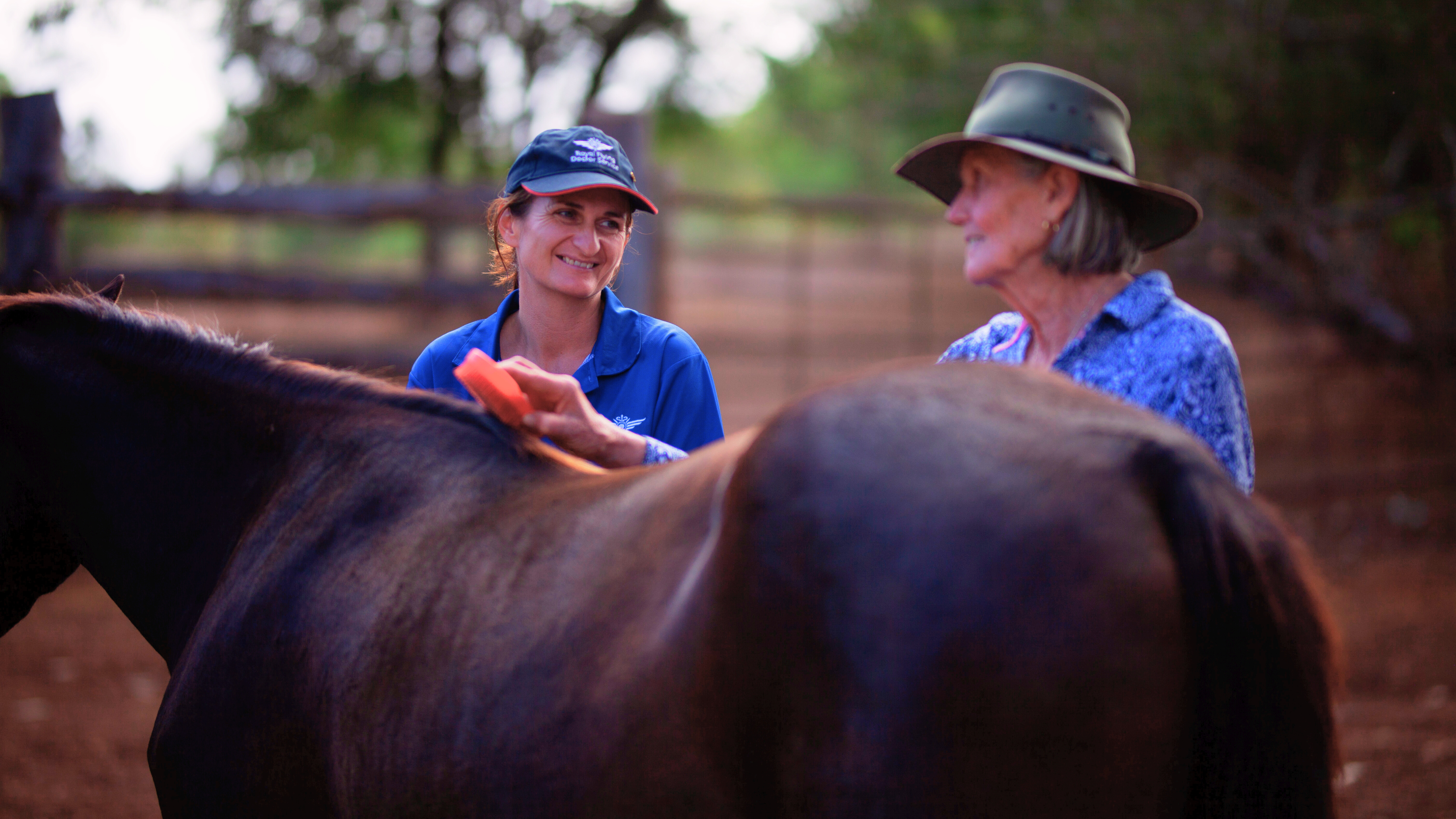 The two-day Horse Wisdom Equine Assisted Learning Program is helping people in Cape York with mental health challenges.