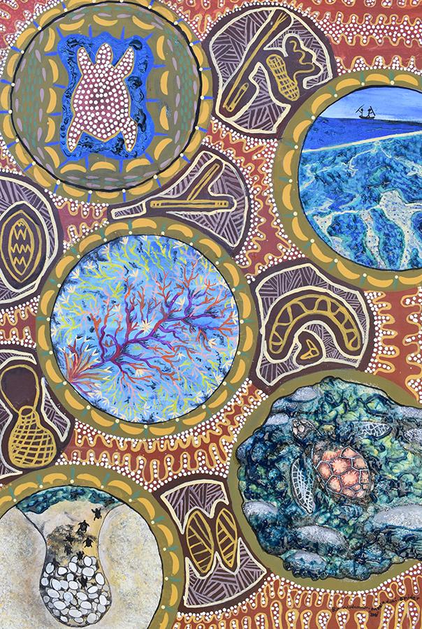 Indigenous Youth Art Competition winner Wudarabin Snider
