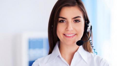 Can I help you - Receptionist with headset
