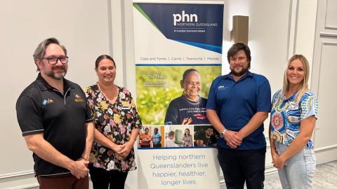 715 Health Assessment education dinners - NQPHN staff with trainer