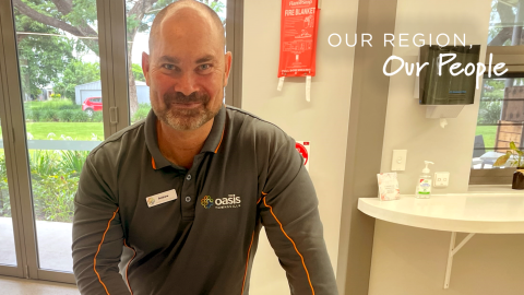 The Oasis Townsville team member Andrew Bligh is committed to helping veterans navigate challenges in their life.