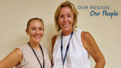 New FNQ HealthPathways Coordinator Paula Fisher (right) and GP Liaison Officer (LO) Oona Westrheim (left) are creating pathways that enhance the wellbeing of the community.