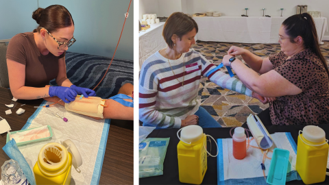 North Queensland primary healthcare professionals have completed blood collection and cannulation courses.