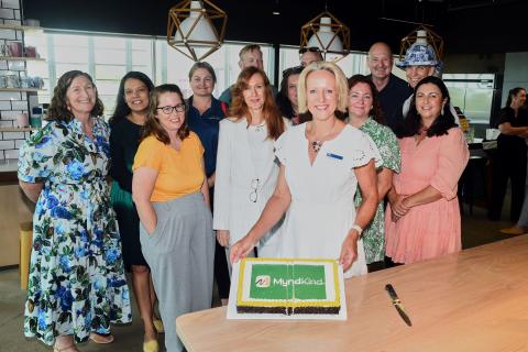 NQPHN’s Executive Director Health Services Commissioning Ruth Azzopardi (middle), Operations Director – Mental Health and Alcohol and Other Drugs Cara McCormack (left), and Service Planning and Design Manager - Mental Health and AOD Jeanelle Gibson