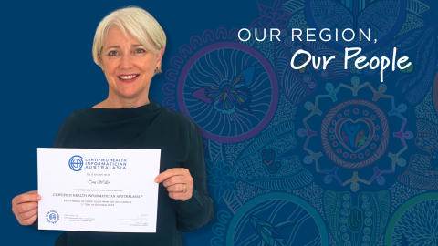 Dr Weller is one of six health professionals who completed the CHIA (Certified Health Informatician Australasia) credential program funded by NQPHN.