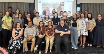 Mental Health Stepped Care service providers meet to discuss the redesigned model and service offerings.