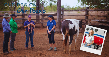 The two-day Horse Wisdom Equine Assisted Learning Program is helping people in Cape York with mental health challenges.
