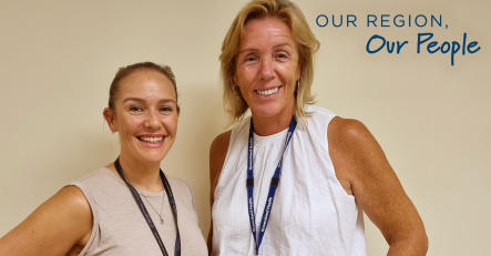New FNQ HealthPathways Coordinator Paula Fisher (right) and GP Liaison Officer (LO) Oona Westrheim (left) are creating pathways that enhance the wellbeing of the community.