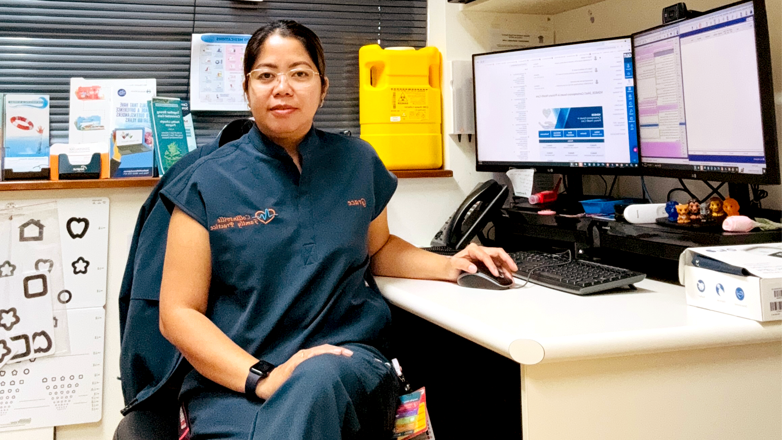 Collinsville Family Practice registered nurse Grace Paulson.