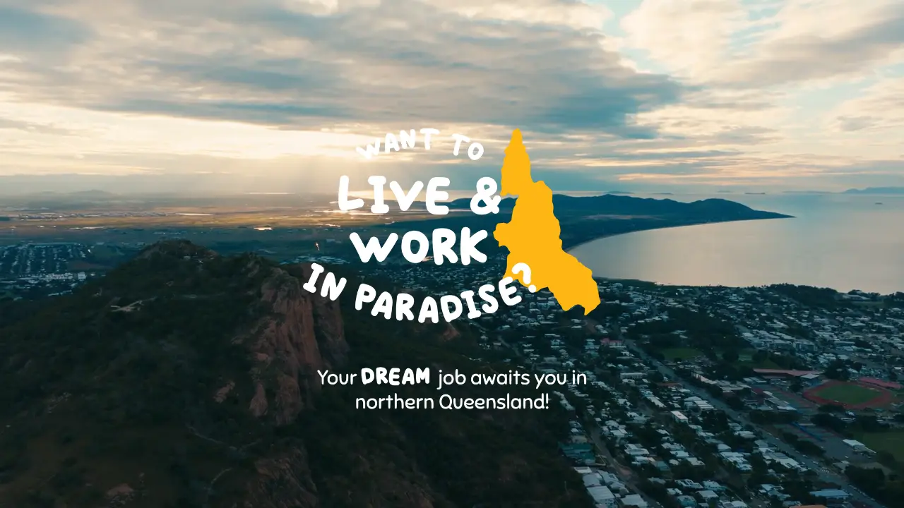 Townsville aerial image and want to live and work in paradise?