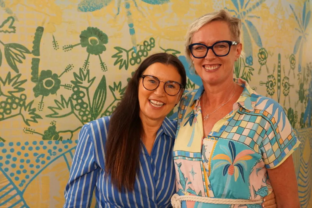 Liz Roesler from NQPHN and Denise Cummings from Mind Australia