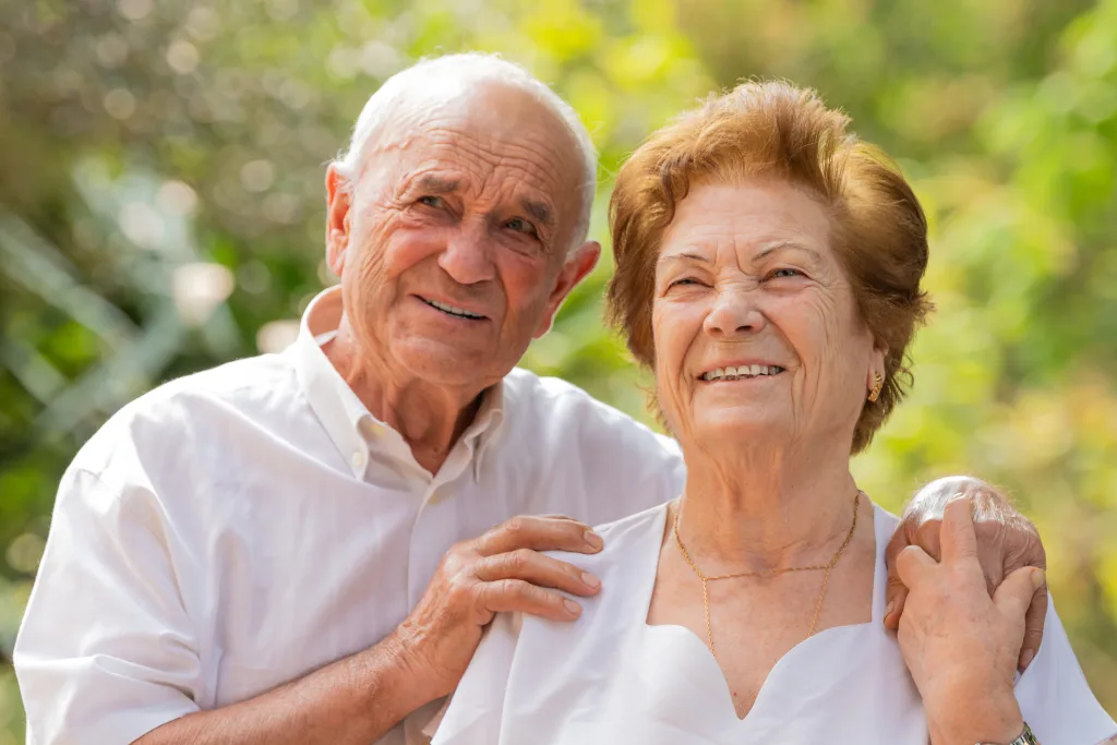 Photo of happy older couple